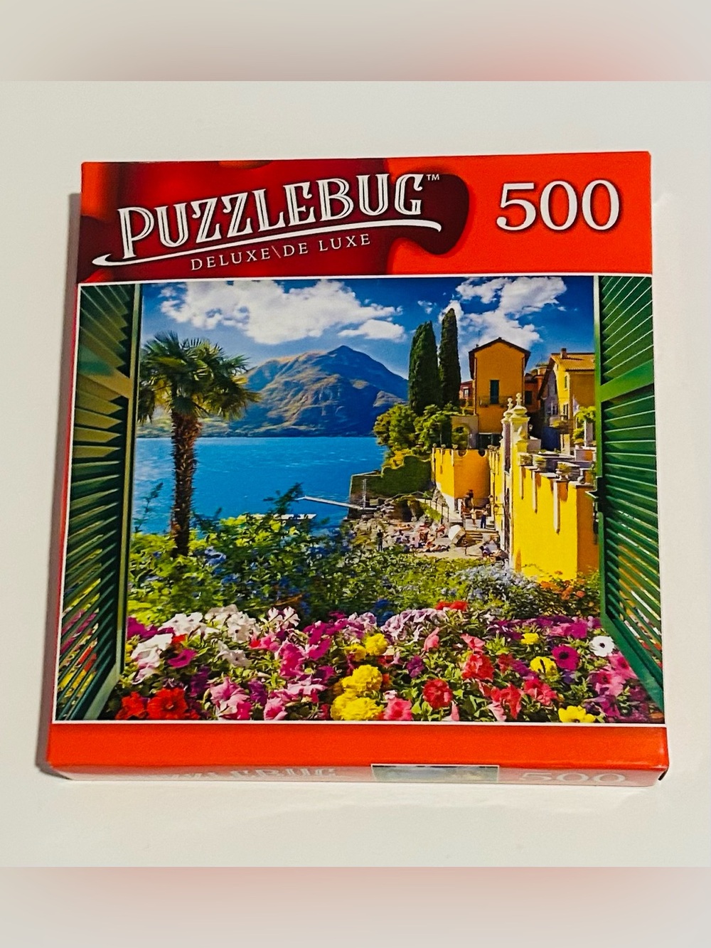New “Picturesque Village of Verenna, Italy ” 500 Pieces 18” x 14” Puzzlebug